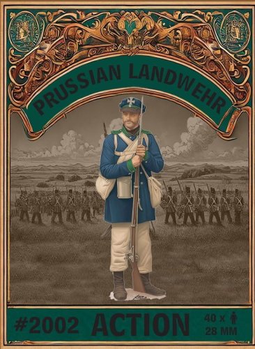 Przejdź do produktu Hat 2002 - 28 mm - Prussian Landwehr Action