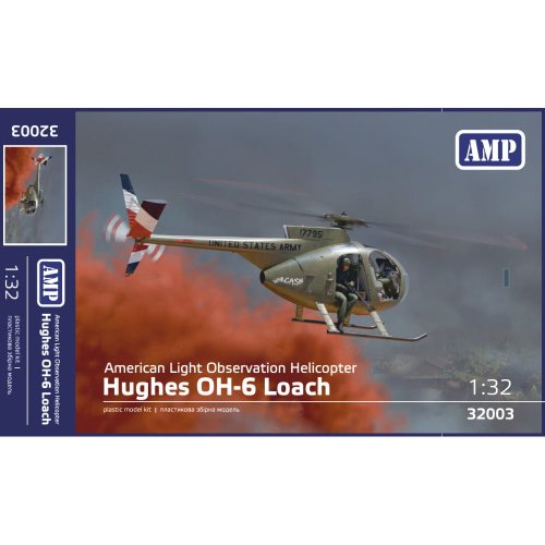 Przejdź do produktu AMP 32003 - 1:32 Hughes OH-6 Loach American Light Observation Helicopter
