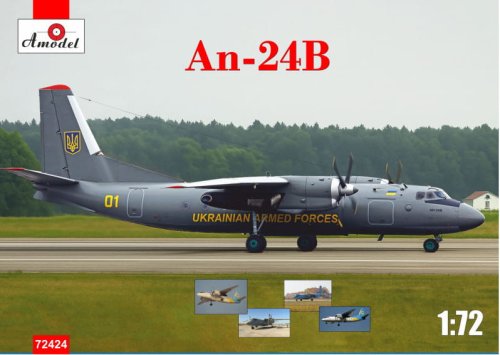 Przejdź do produktu Amodel 72424 - 1:72 An-24B