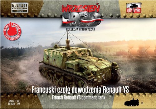 Przejdź do produktu First To Fight 127 - Wrzesień 1939 - 1:72 Francuski Czołg Dowodzenia Renault YS