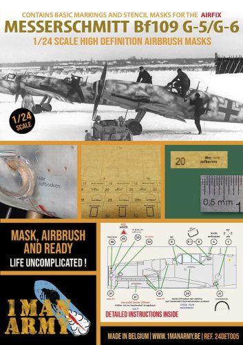 Przejdź do produktu 1 Man Army 24DET005 - 1:24 Messerschmitt Bf 109G5 / G6 - Airfix