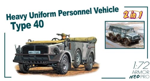 Przejdź do produktu Dragon 7379 - 1:72 Heavy Uniform Personnel Vehicle Type 40