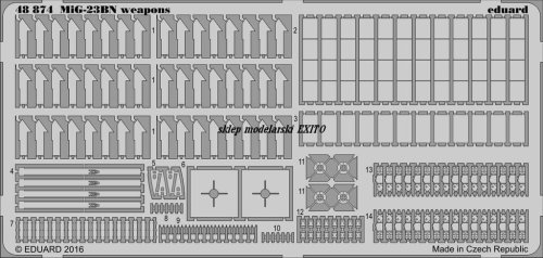 Przejdź do produktu EDUARD 48874 - 1:48 MiG-23BN weapons