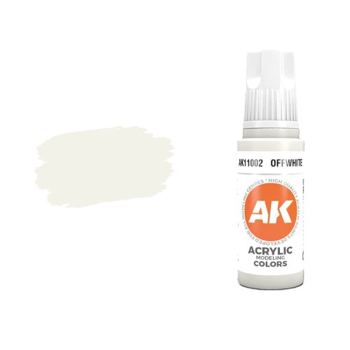 Przejdź do produktu AK Interactive 11002 - Farba akrylowa Offwhite 17ml