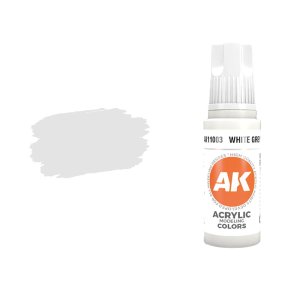 AK Interactive 11003 - Farba akrylowa White Grey 17ml
