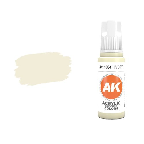 Przejdź do produktu AK Interactive 11004 - Farba akrylowa Ivory 17ml
