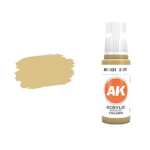 AK Interactive 11031 - Farba akrylowa Buff 17ml