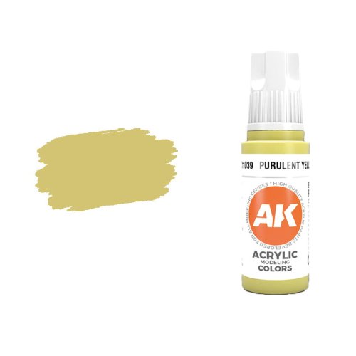 Przejdź do produktu AK Interactive 11039 - Farba akrylowa Purulent Yellow 17ml