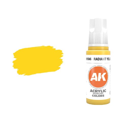 Przejdź do produktu AK Interactive 11046 - Farba akrylowa Radiant Yellow 17ml