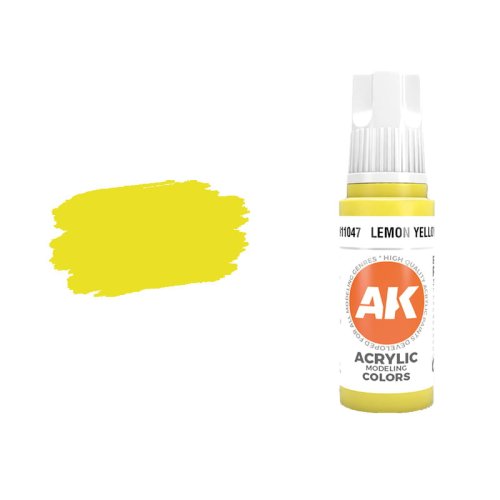 Przejdź do produktu AK Interactive 11047 - Farba akrylowa Lemon Yellow 17ml