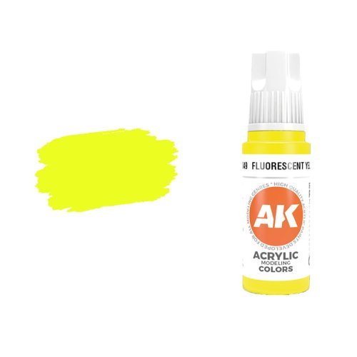 Przejdź do produktu AK Interactive 11049 - Farba akrylowa Fluorescent Yellow 17ml