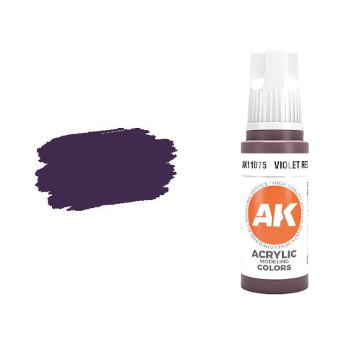 Przejdź do produktu AK Interactive 11075 - Farba akrylowa Violet Red 17ml
