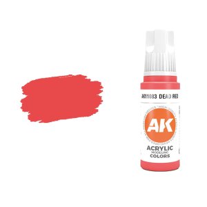 AK Interactive 11083 - Farba akrylowa Dead Red 17ml