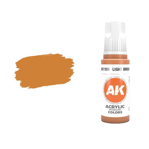 Przejdź do produktu AK Interactive 11100 - Farba akrylowa Light Brown 17ml