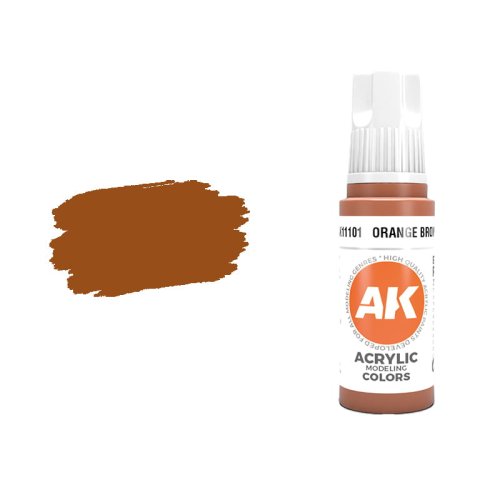 Przejdź do produktu AK Interactive 11101 - Farba akrylowa Orange Brown 17ml