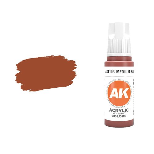 Przejdź do produktu AK Interactive 11103 - Farba akrylowa Medium Rust 17ml