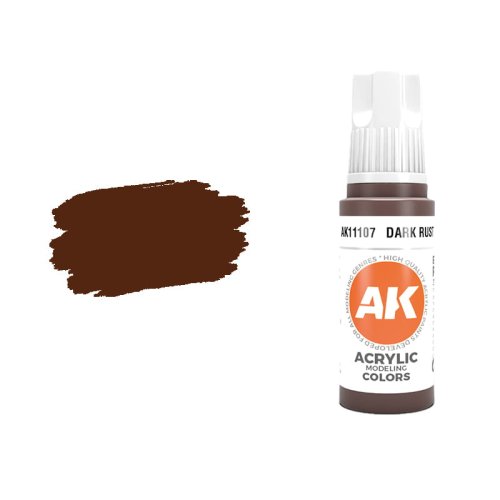 Przejdź do produktu AK Interactive 11107 - Farba akrylowa Dark Rust 17ml