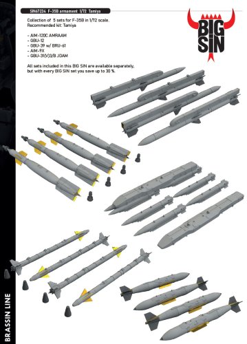 Przejdź do produktu Eduard SIN67234 - 1:72 F-35B armament