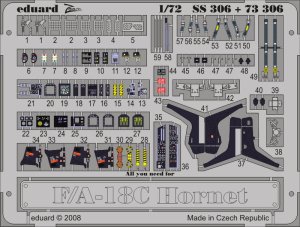 Eduard SS306 - 1:72 F/A-18C