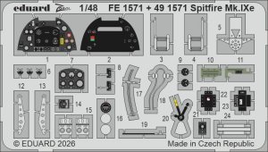 Eduard FE1571 - 1:48 Spitfire Mk.IXe
