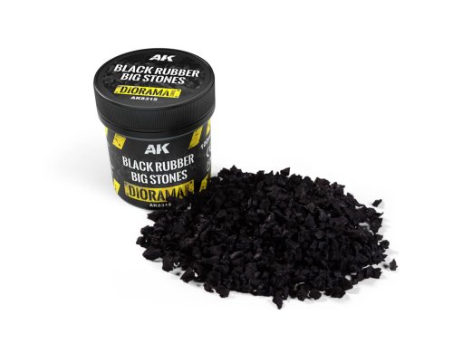 Przejdź do produktu AK Interactive 8315 - Czarne skały gumowe do makiet 100 ml