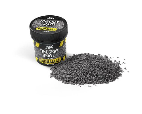 Przejdź do produktu AK Interactive 8308 - Drobny szary żwir do makiet 1-3 mm 100 ml