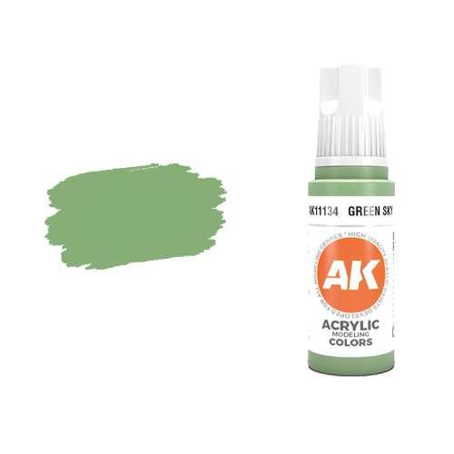 Przejdź do produktu AK Interactive 11134 - Farba akrylowa Green Sky 17ml