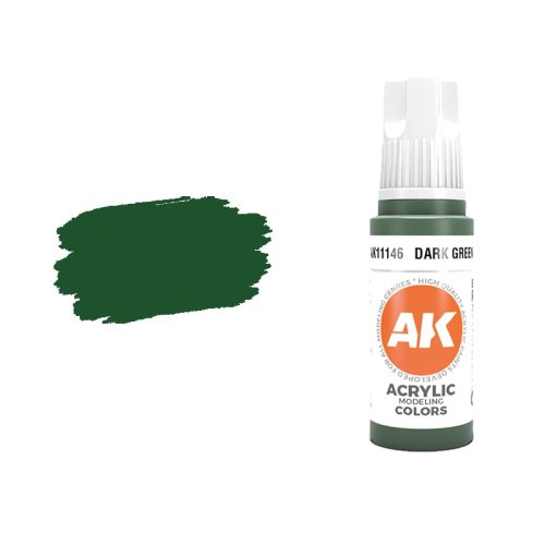 Przejdź do produktu AK Interactive 11146 - Farba akrylowa Dark Green 17ml