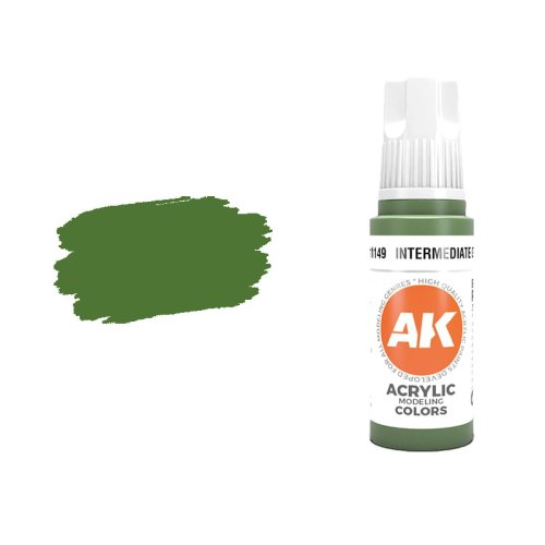 Przejdź do produktu AK Interactive 11149 - Farba akrylowa Intermediate Green 17ml