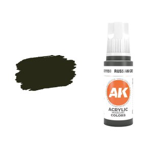 AK Interactive 11159 - Farba akrylowa Russian Green 17ml