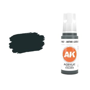 AK Interactive 11167 - Farba akrylowa Anthracite Grey 17ml