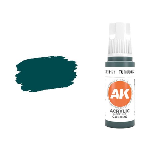 Przejdź do produktu AK Interactive 11171 - Farba akrylowa Turquoise 17ml