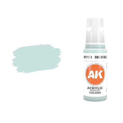 Przejdź do produktu AK Interactive 11174 - Farba akrylowa Snow Blue 17ml