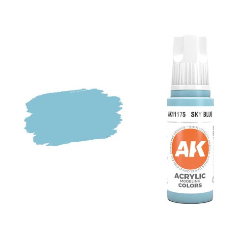 Przejdź do produktu AK Interactive 11175 - Farba akrylowa Sky Blue 17ml