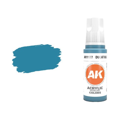Przejdź do produktu AK Interactive 11177 - Farba akrylowa Ducat Blue 17ml
