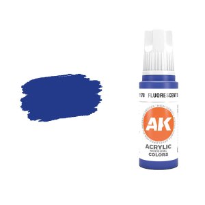AK Interactive 11178 - Farba akrylowa Fluorescent Blue 17ml