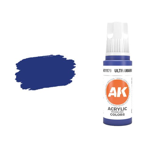 Przejdź do produktu AK Interactive 11179 - Farba akrylowa Ultramarine 17ml
