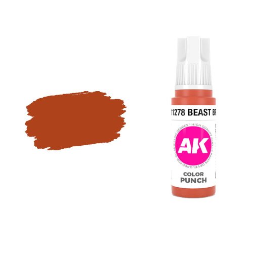 Przejdź do produktu AK Interactive 11278 - Farba akrylowa Beast Brown Color Punch 17ml
