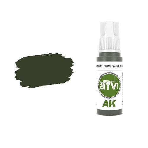 Przejdź do produktu AK Interactive 11305 - Farba akrylowa WWI French Green 1  17ml