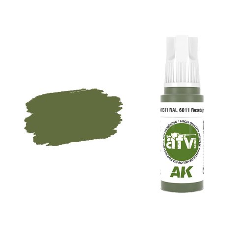 Przejdź do produktu AK Interactive 11311 - Farba akrylowa RAL 6011 Resedagrün 17ml