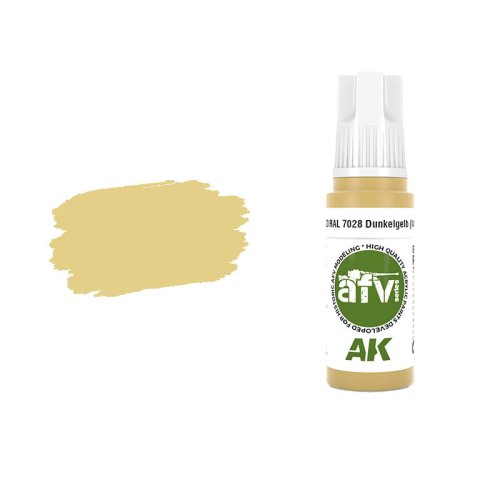 Przejdź do produktu AK Interactive 11320 - Farba akrylowa RAL 7028 Dunkelgelb Variant 17ml