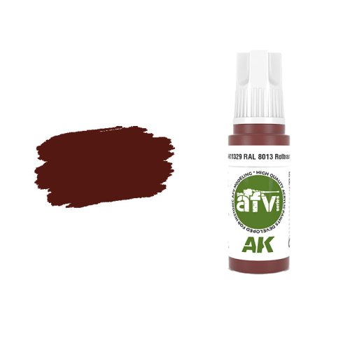 Przejdź do produktu AK Interactive 11329 - Farba akrylowa RAL 8013 Rotbraun 17ml