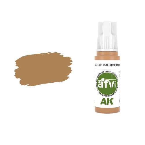 Przejdź do produktu AK Interactive 11331 - Farba akrylowa RAL 8020 Braun 17ml