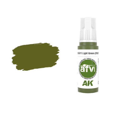 Przejdź do produktu AK Interactive 11335 - Farba akrylowa Nº1 Light Green FS34151 17ml
