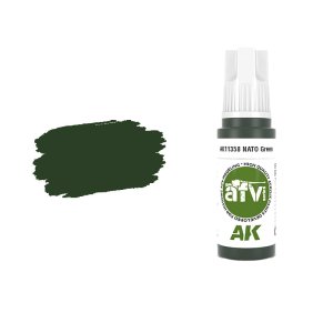 AK Interactive 11358 - Farba akrylowa NATO Green 17ml