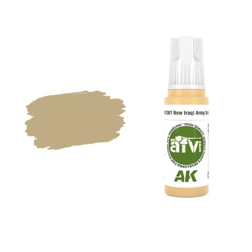Przejdź do produktu AK Interactive 11361 - Farba akrylowa New Iraqi Army Sand 17ml