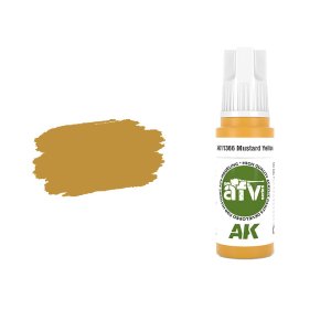 AK Interactive 11366 - Farba akrylowa Mustard Yellow 17ml