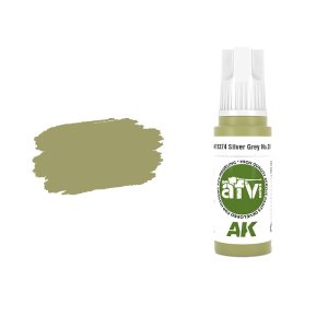 AK Interactive 11374 - Farba akrylowa Silver Grey No.28 17ml