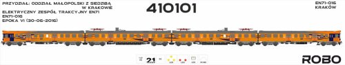 Przejdź do produktu Robo 410101 H0 - Elektryczny zespół trakcyjny EN71-016 Polregio, Tygrys, ep.V