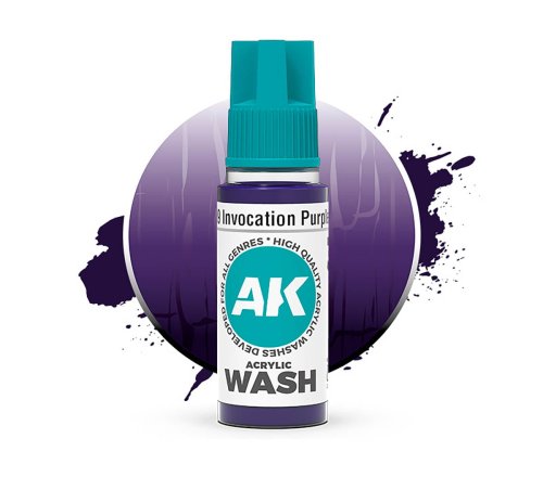 Przejdź do produktu AK Interactive 19309 - Wash akrylowy Invocation Purple 18 ml